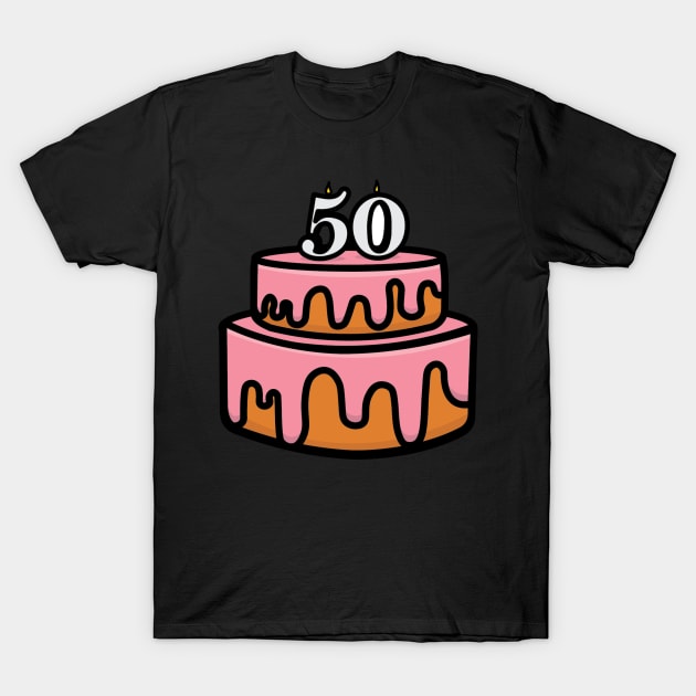 Happy 50 T-Shirt by christiwilbert